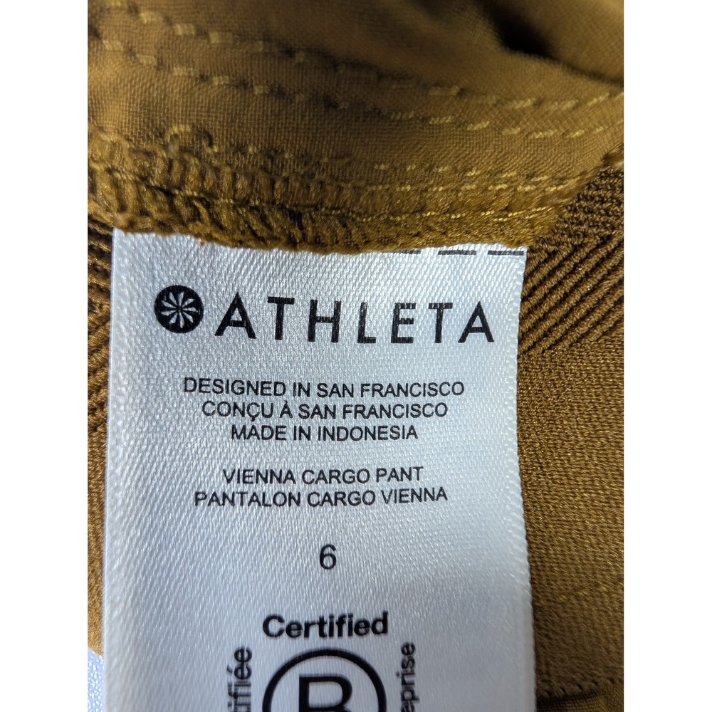 Athleta Vienna Cargo Pants Womens 6 Straight Leg Stretch Outdoor Travel Hiking - Picture 8 of 12